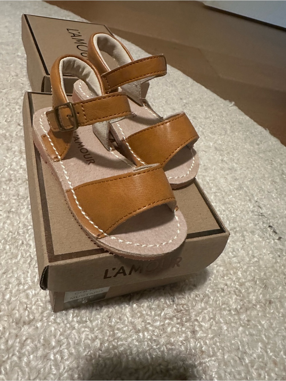 L'Amour 6 Toddler Sandals